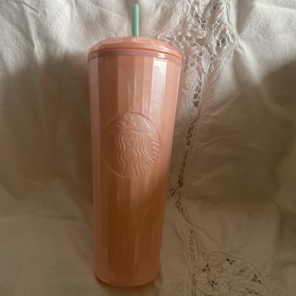 Starbucks 2021 Kaleidoscope Pink Tumbler Cup  Summer